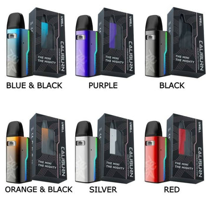 正版 Uwell Caliburn GZ2 咖哩棒GZ2 迷你尺寸 好攜帶 主機套裝 成品芯 霧化芯 空油倉 替換倉 G2 GK2 KOKO