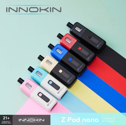 原廠正品 INNOKIN Z Pod Nano 魔術方塊 超輕便型 小煙主機套裝 空煙彈