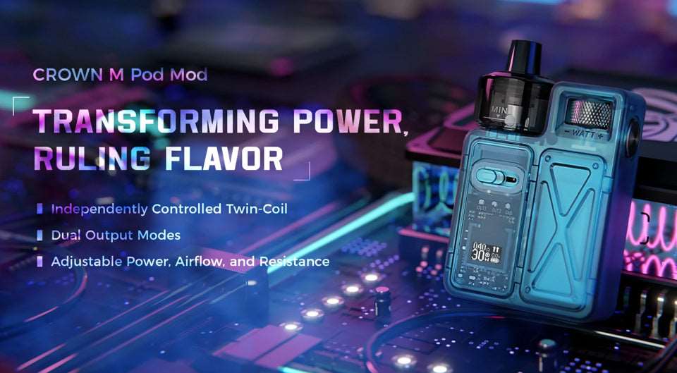 UWELL CROWN M 王冠 可調瓦 1000mAh