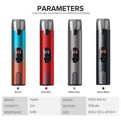 原廠正品 VAPTIO PROD POD KIT 20W 帕拉德