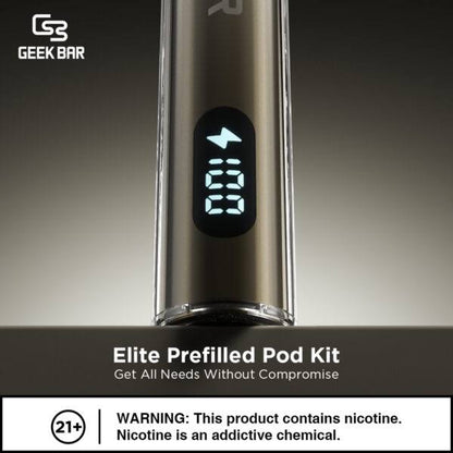 原廠正品 Geek Bar Elite Prefilled Pod Kit 菁英 一次性換彈 電子煙