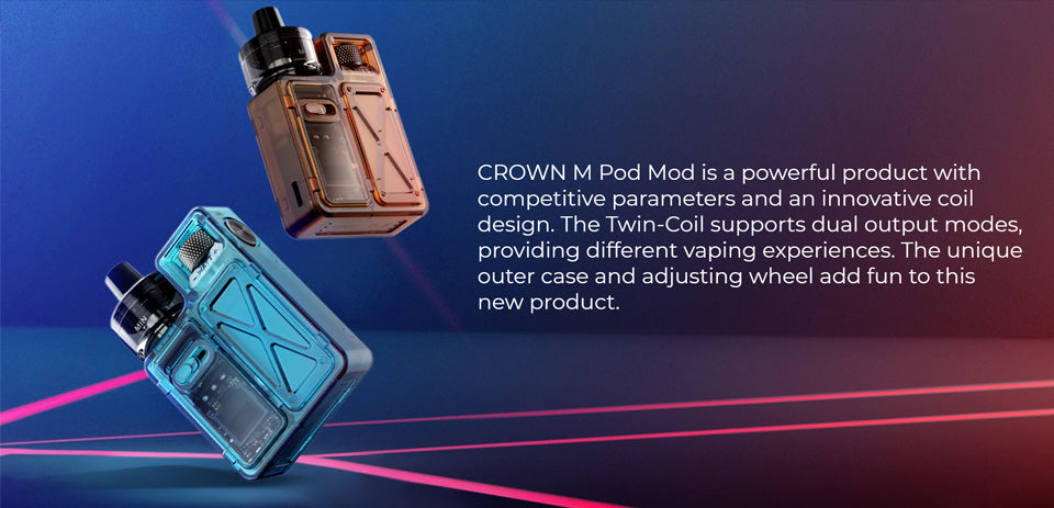 原廠正品 UWELL CROWN M 王冠 可調瓦 1000mAh