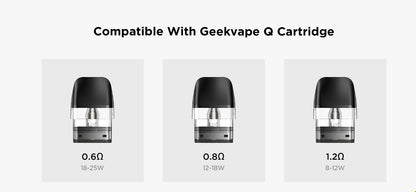 Geekvape WENAX Q pod kit 1000mAh 維納斯Q 小煙 電子煙 新品