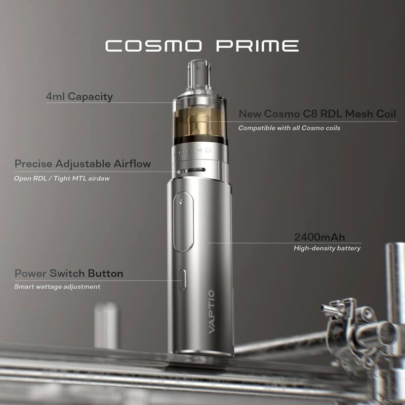 正版 VAPTIO Cosmo Prime 40w 主流 三段調壓輸出 主機套裝 成品芯