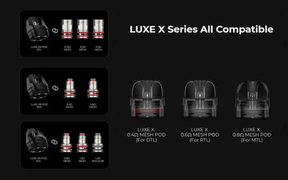 原廠正品 Vaporesso LUXE XR 40W 1500mAh GTX 芯子 霧化芯 成品芯