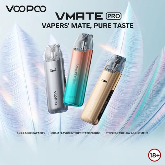 Voopoo Vmate Pro 25W 可調瓦 900mAh (V.thru pro 可以參考)