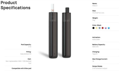 原廠正品 ASPIRE VILTER 2 POD MOD 666 3代 主機套裝 現貨