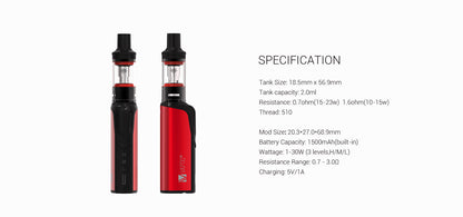 原廠正品 VAPTIO COSMO NEBULA KIT 星雲 1500mAh