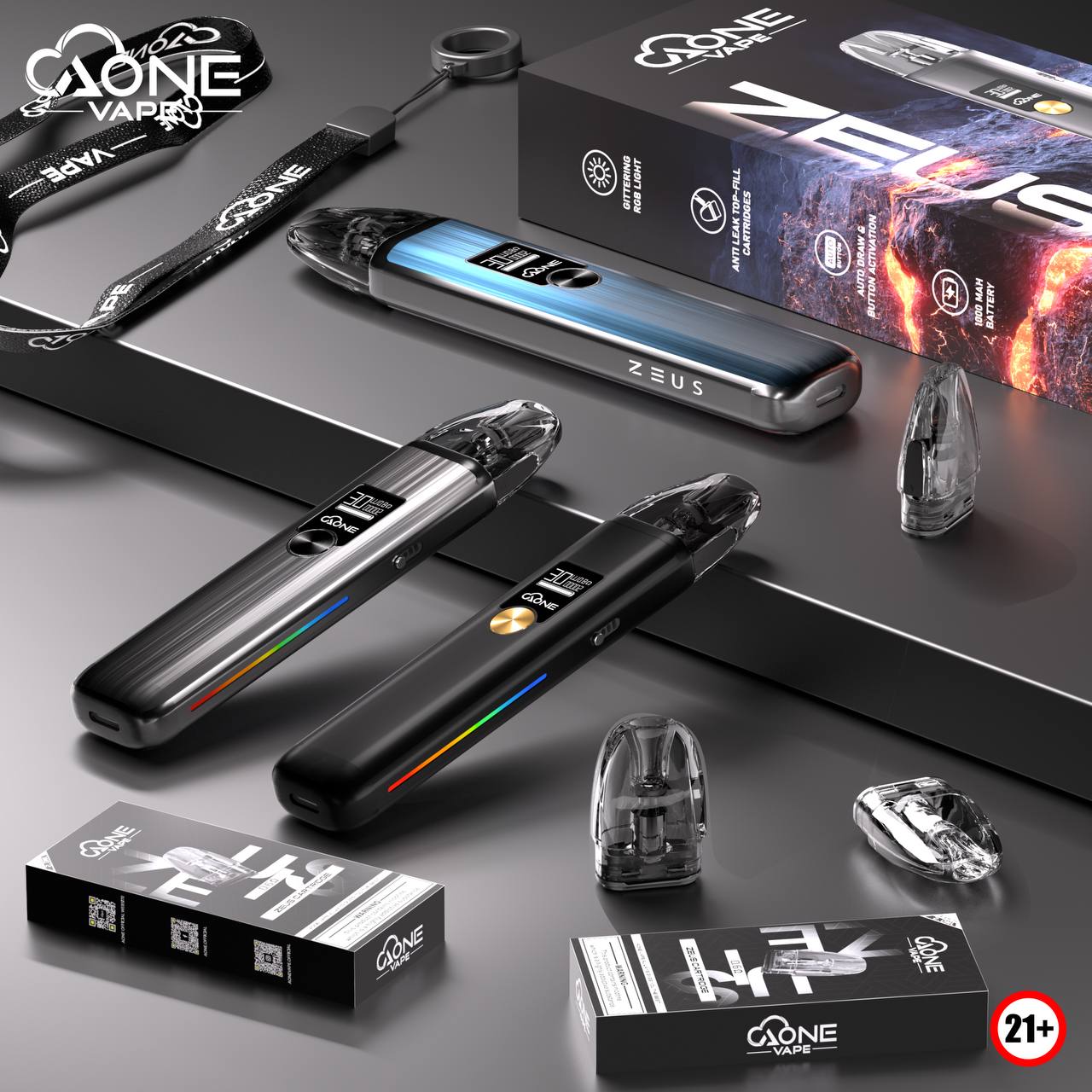 原廠正品 AONE VAPE ZEUS 宙斯 小煙套裝 七月新品