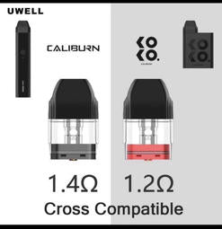 原廠正品 Uwell Caliburn Pod 石中劍 (1代) 咖哩棒 KOKO 咖哩棒