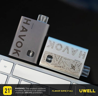 原廠正品 100%不漏油【Uwell Havok R】咖哩棒 酒壺 電子煙主機 空煙彈