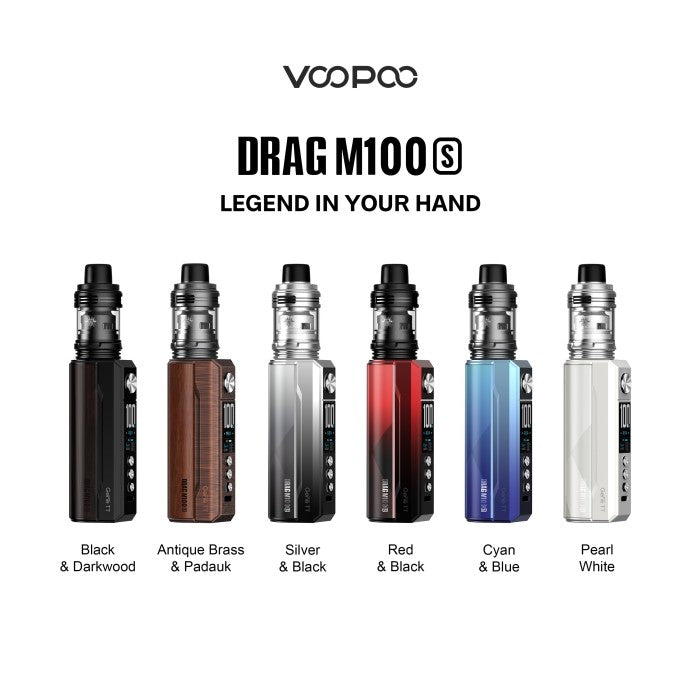 原廠正品 VOOPOO DRAG M100S 跩哥 大小煙510主機 PNP成品芯 霧化器