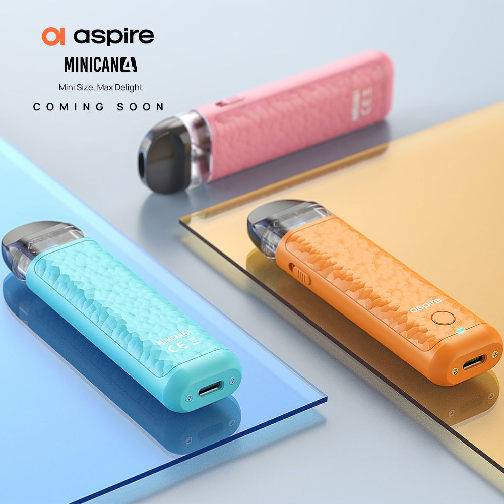 原廠正品 Aspire Minican 4 迷你罐4代 3檔可調 小煙 電子煙