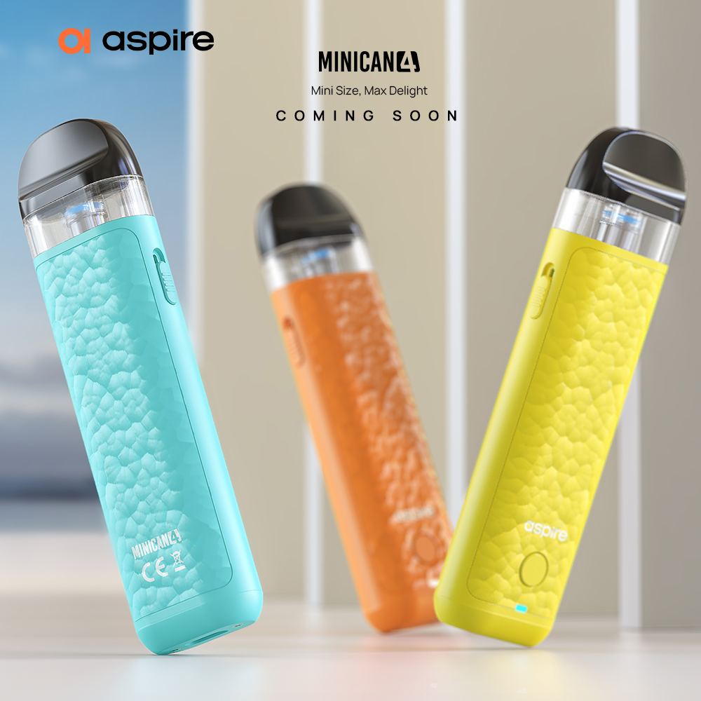 原廠正品 Aspire Minican 4 迷你罐4代 3檔可調 小煙 電子煙