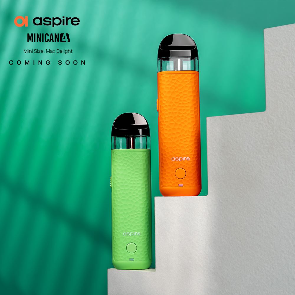 原廠正品 Aspire Minican 4 迷你罐4代 3檔可調 小煙 電子煙