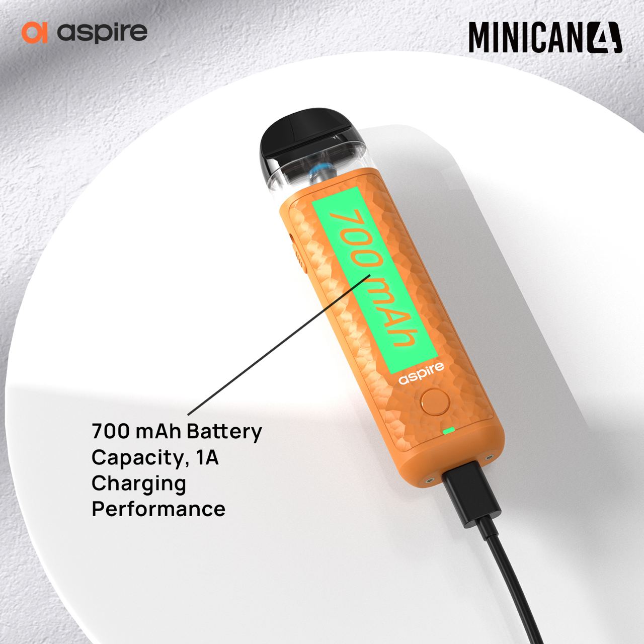 原廠正品 Aspire Minican 4 迷你罐4代 3檔可調 小煙 電子煙